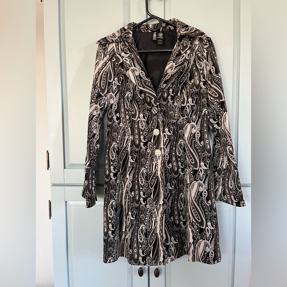 Gorgeous stretch velvet coat